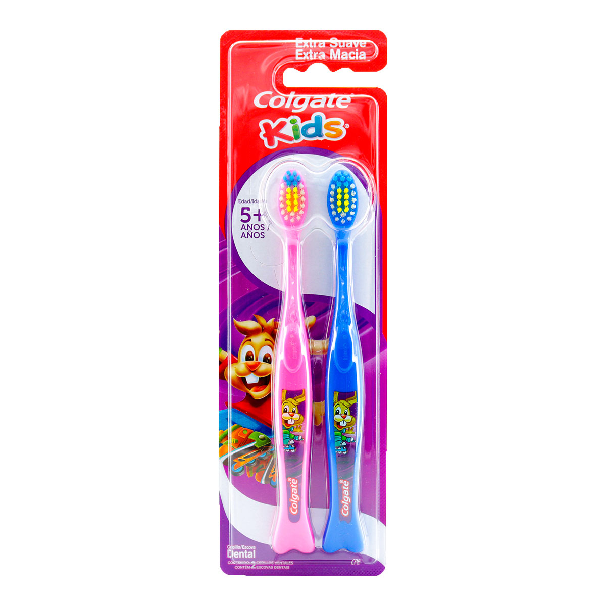 2 CEP.COLGATE KIDS EXTRA SUAVE 5+